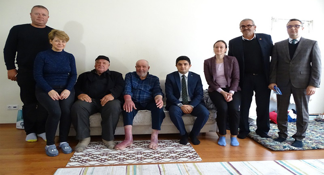 Pınarhisar Kaymakamından “Geçmiş Olsun” ziyareti