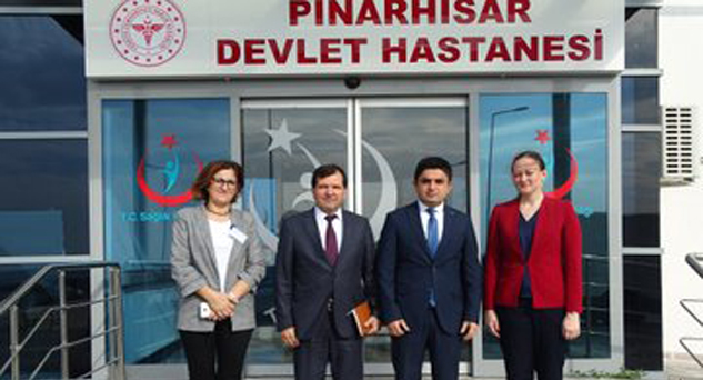 Pınarhisar Devlet Hastanesi’ni ziyaret etti