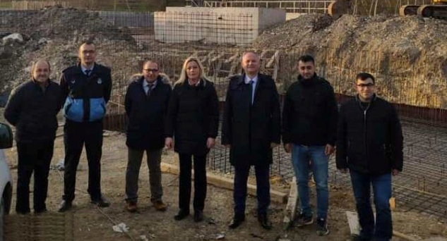 Kaynarca’daki Arıtma Tesisi İnşaatı kontrol edildi