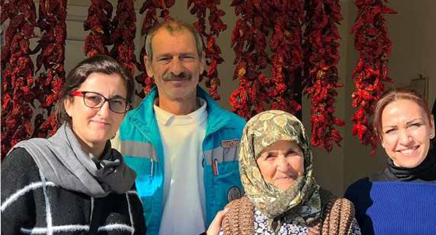 Cevizköy’lü Evde Sağlık hastalarına ziyaret