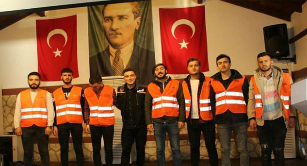 Pınarhisar Ülkü Ocakları gönüllü AFAD üyesi oldu