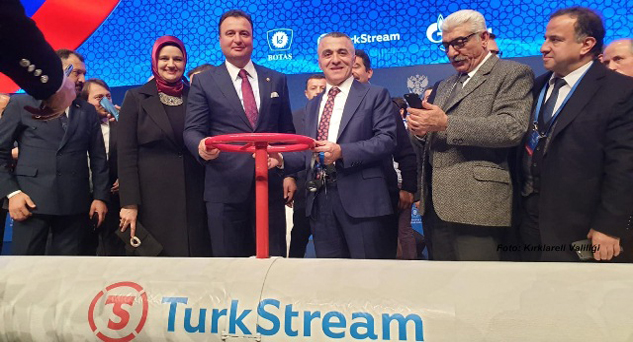 “TürkAkım Projesi Açılış Töreni” ne katıldı
