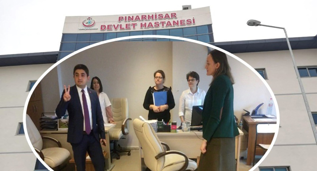 Kaymakam Divli’den hastane ziyareti