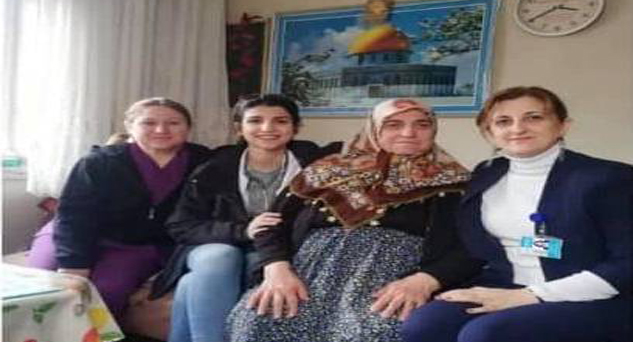 Hastalara evlerinde ziyaret