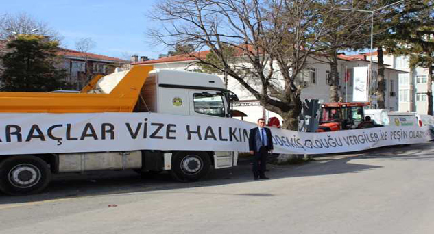 Vize Belediyesi araç filosunu güçlendirdi