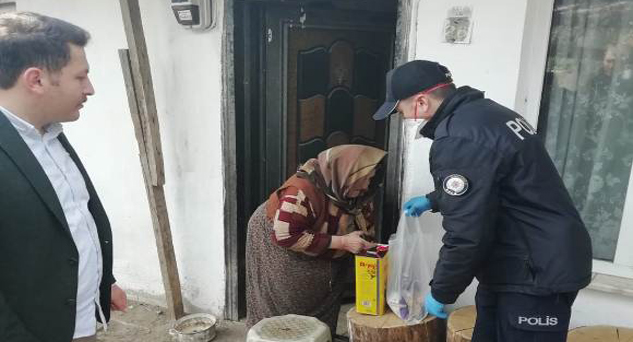 Yardım kolileri eve teslim