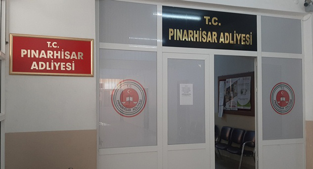 Pınarhisar Adliyesinde koronavirüs sessizliği