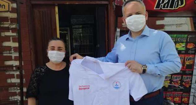 Belediye’den çalışanlara özel önlük