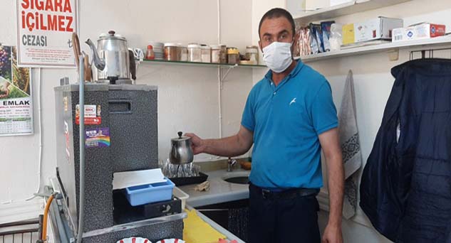 Pınarhisar'da kahvehaneler tedbirlerle açıldı