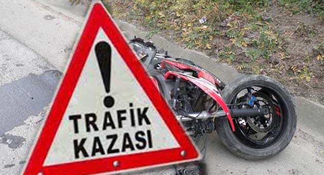 Yenice Köyü’nde motosiklet kazası