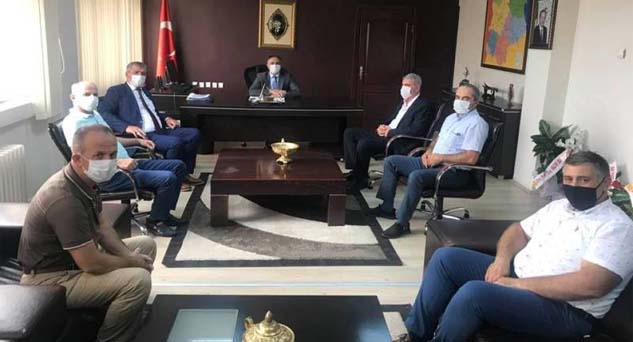 MHP’den Kaymakam Kılıç’a ziyaret
