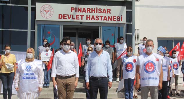 Sağlıkçılar sorun ve taleplerini dile getirdiler