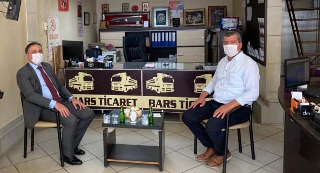 Kaymakam Kılıç’tan Başkan Bars’a iade-i ziyaret