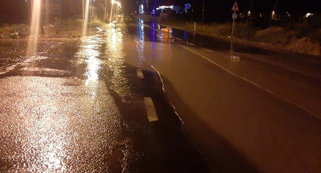 Yağmur Pınarhisar’da gece saatlerinde başladı