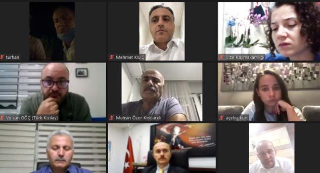 Koronavirüs Tedbirleri Değerlendirme Toplantısına katıldı