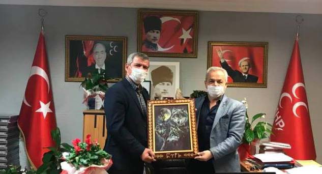MHP Pınarhisar’dan Başkan Savaşan’a ziyaret