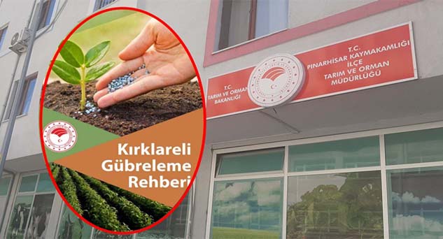Kırklareli Gübreleme Rehberi yayınlandı