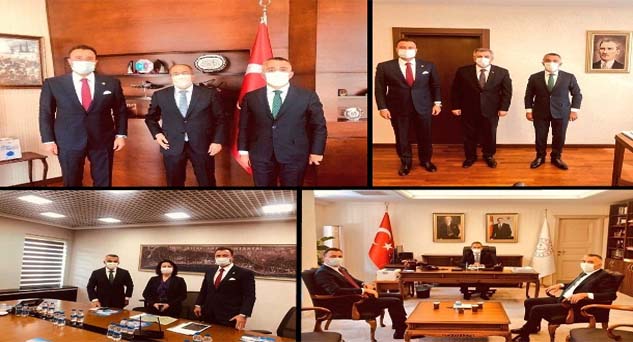 Vali ve Vekil’den Ankara ziyaretleri