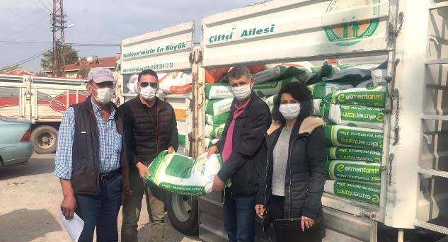 Pınarhisar’ da yem bitkisi tohum dağıtımı