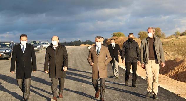 Saray-Kırklareli otoyolunu inceledi