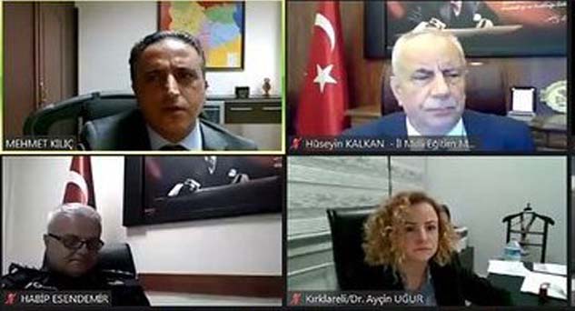 Kaymakam Kılıç pandemi toplantısına katıldı