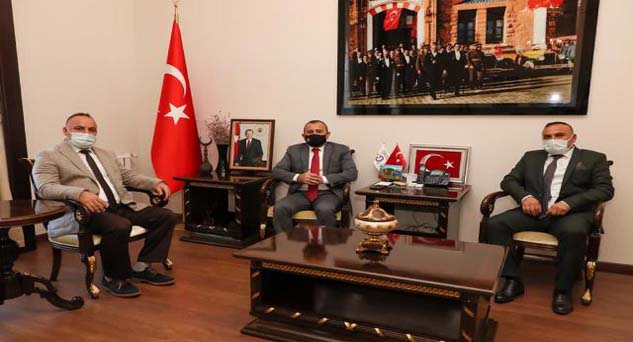 Eroğlu’ndan Vali Sonel’e nezaket ziyareti