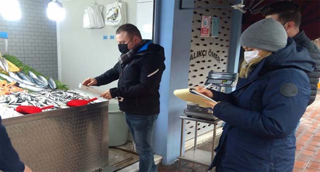Su ürünleri denetimleri yapıldı