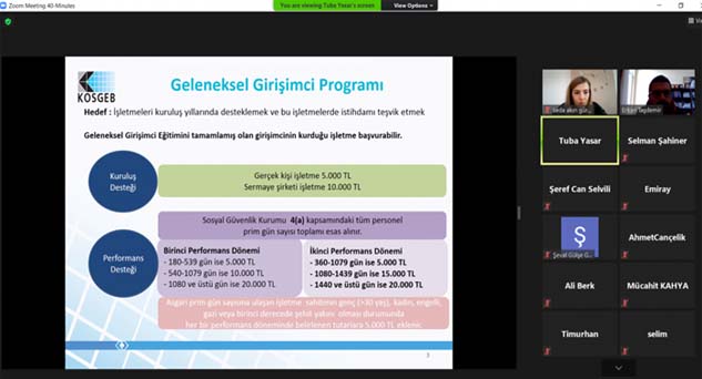 PMYO’da Kosgeb Girişimcilik Destekleri Bilgilendirme Semineri