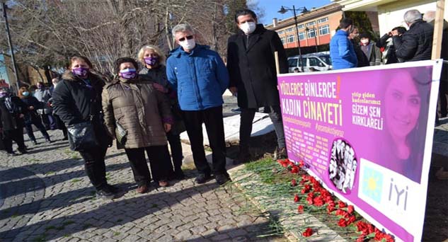 İYİ Partili kadınlar “Kadına Şiddete Hayır” dediler