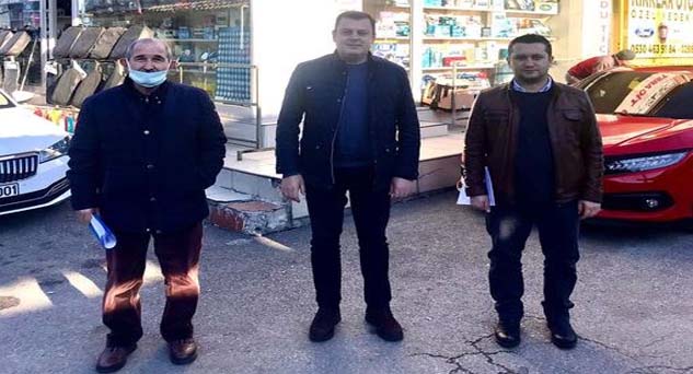Başkan Akdeniz’den vekil Gündoğdu’ya ziyaret