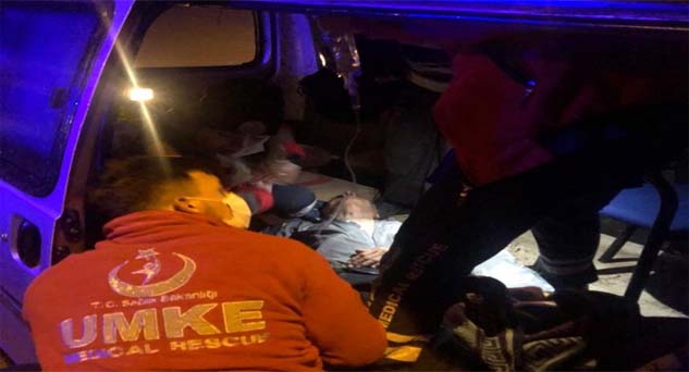 75 yaşındaki hastanın imdadına UMKE ekipleri yetişti