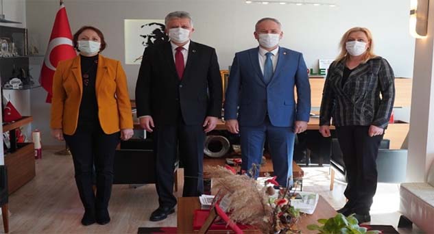 Başkan Türker’den Başkan Gerenli’ye ziyaret