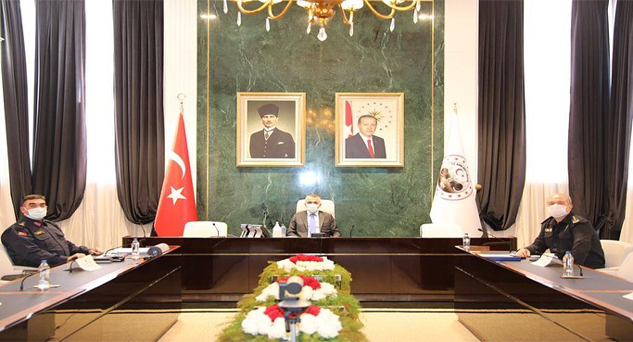 Kontrollü Normalleşme Dönemi Değerlendirme Toplantısına katıldı