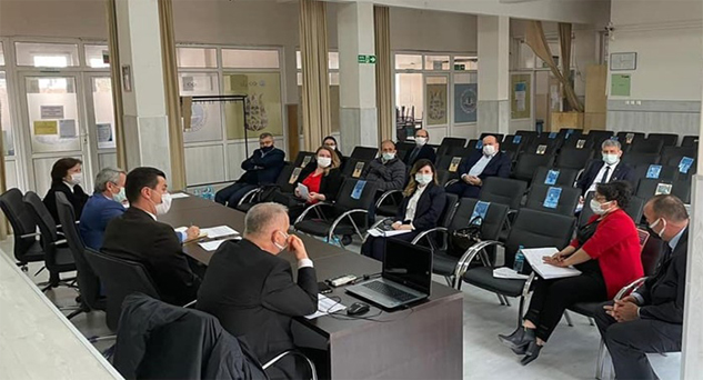 Yeni görevindeki ilk toplantıya katıldı