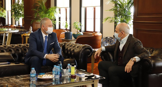 Başkan Türker’den kardeş belediye ziyareti