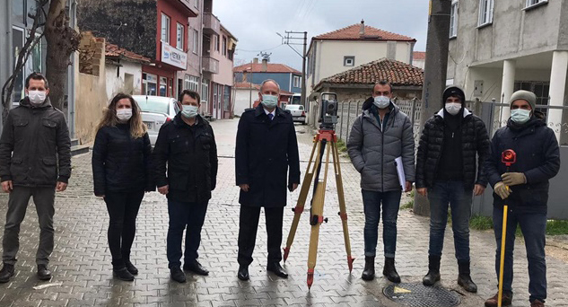 Başkan Türker denetim için sahadaydı
