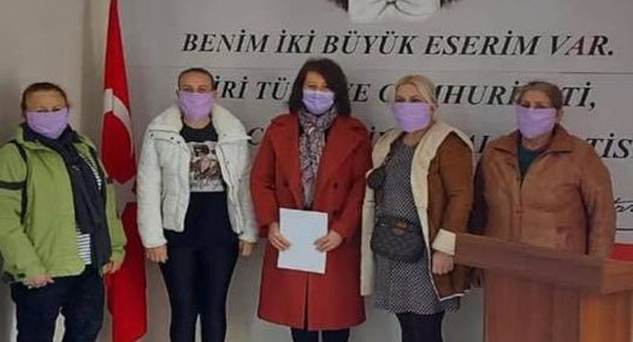 Bir tepki de CHP Pınarhisar Kadın Kollarından