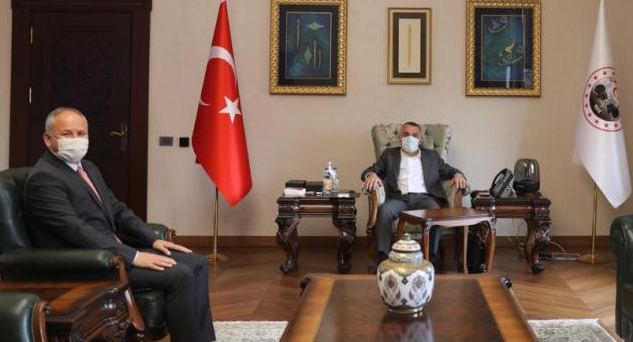 Başkan Türker’den Vali Bilgin’e ziyaret