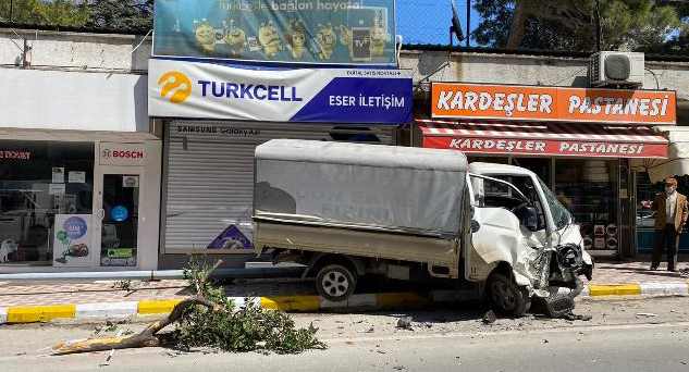 Pınarhisar’da maddi hasarlı kaza