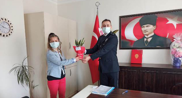 Gazetemizden emniyet mensuplarına ziyaret