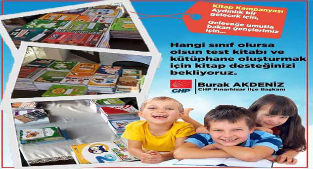 Pınarhisar CHP’den kitap kampanyası