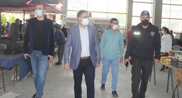 Kaymakam Kılıç’tan pazaryeri denetimi