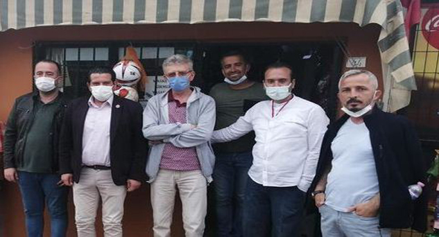 İYİ Parti’den Evciler Köyü Başkanına ziyaret