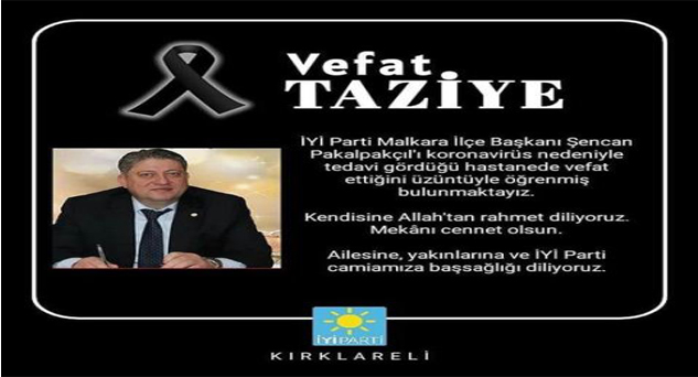 Taziye mesajı yayımladılar