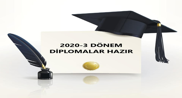 Diplomalar hazırlandı