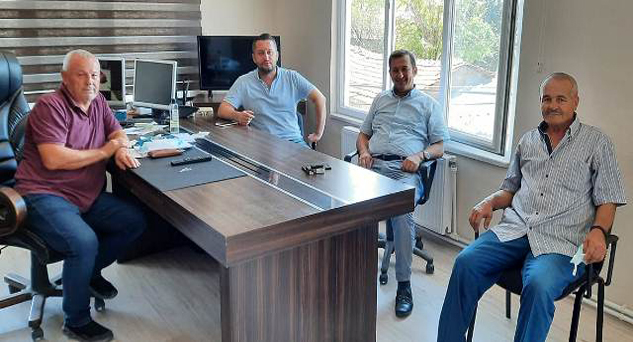 Ataköy Muhtarını ziyaret ettiler
