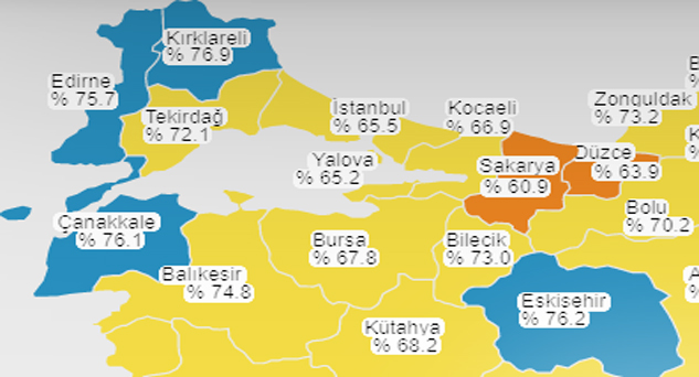 Vali Bilgin; “Teşekkürler Kırklareli”
