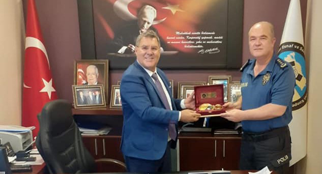 İl Emniyet Müdüründen Çobanoğlu’na ziyaret