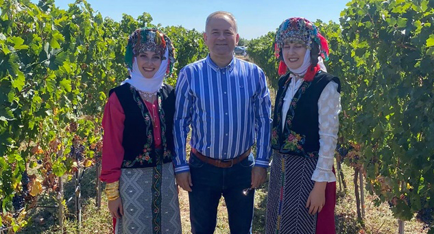 Başkan Türker Bağ Bozumu Şenliklerine katıldı