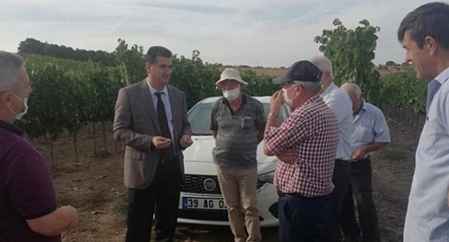 “Üreticilerimizin yanındayız”